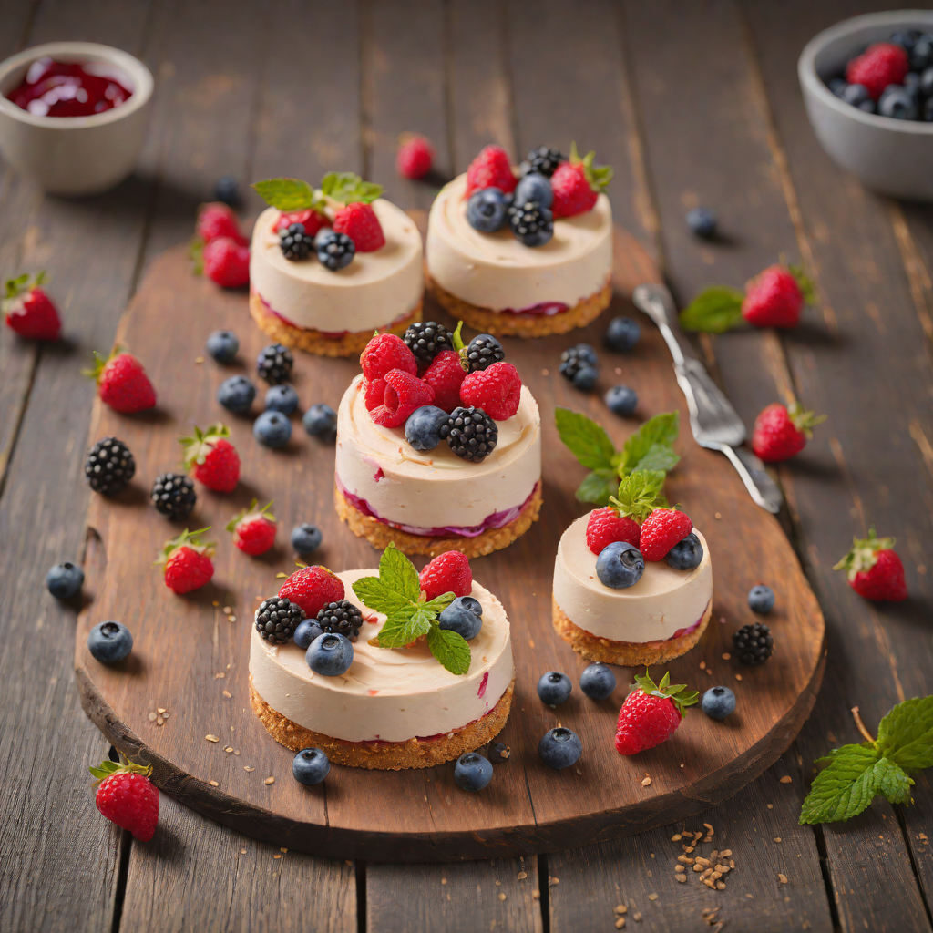 Glinda-Style Sweet Berry Cheesecake Mousse