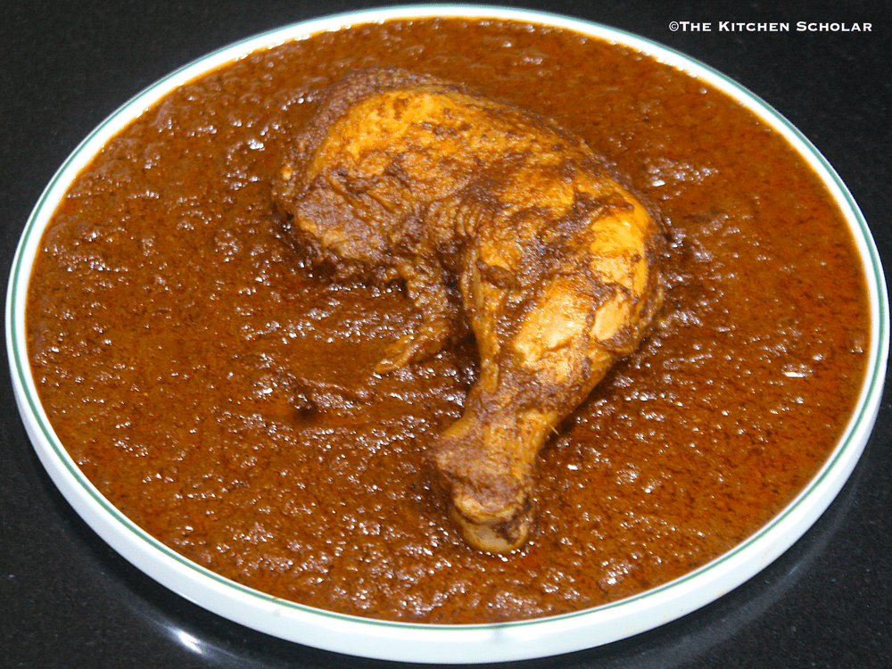 Authentic Yucatecan Pollo en Salsa de Cacahuate