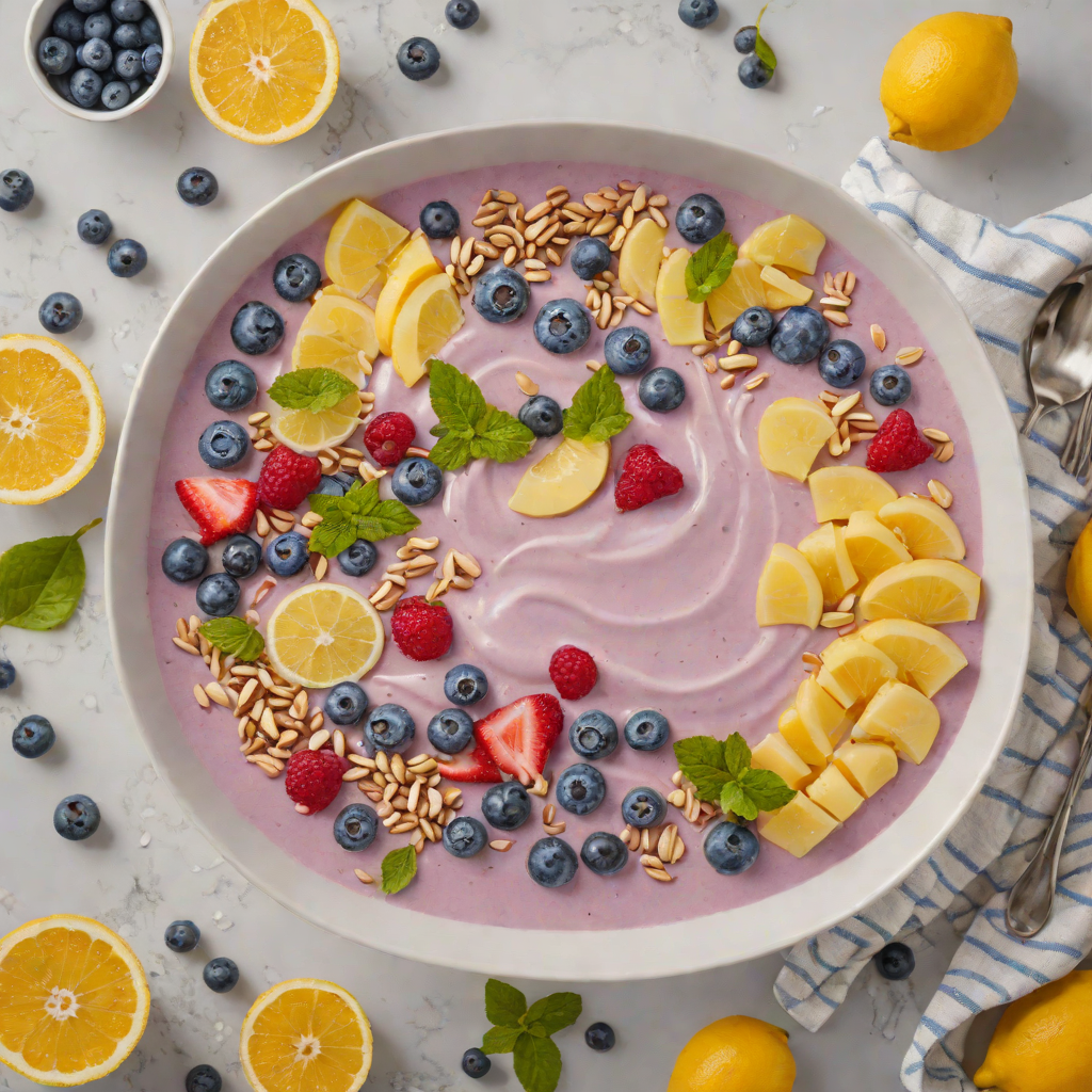 Wave Pool Blueberry Lemonade Smoothie Bowl