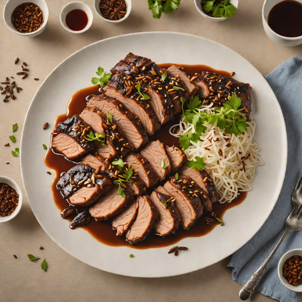 Slow-Braised Cantonese BBQ Brisket with Star Anise