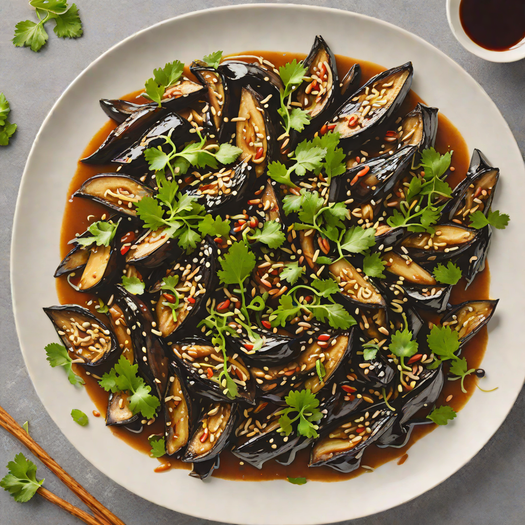 Stir-Fried Cantonese Eggplant with Garlic and Black Bean Sauce