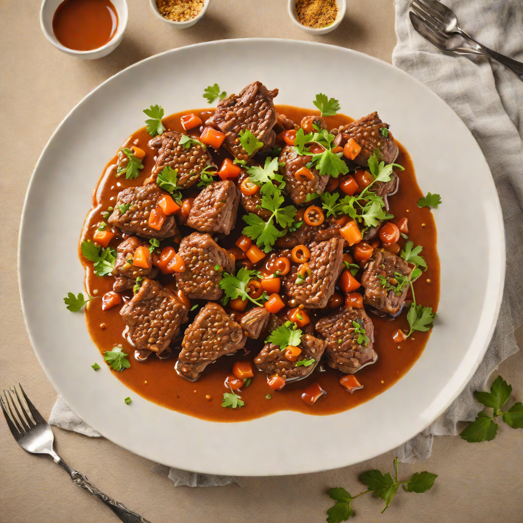 Sautéed Lamb Tibs with Spiced Berbere Sauce