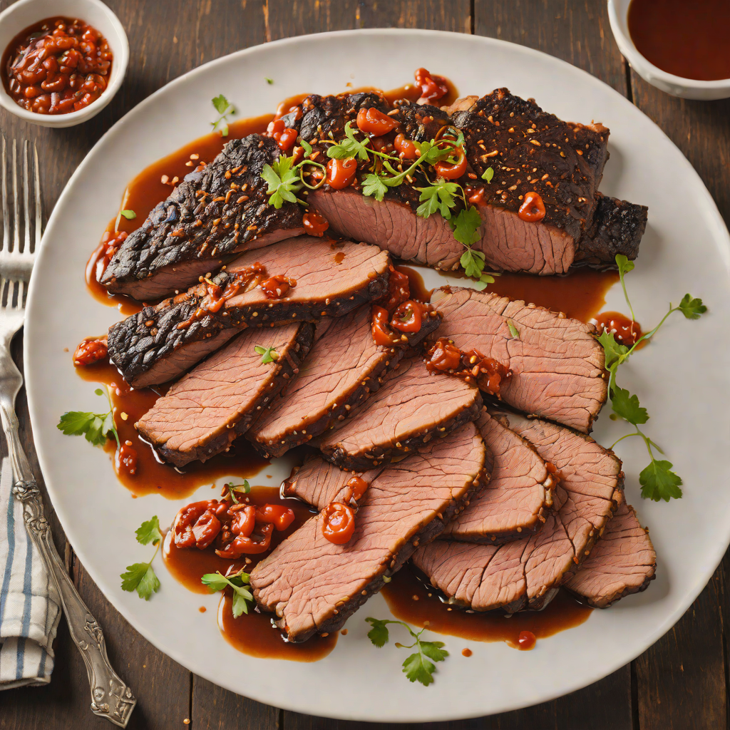 Smoky Texas-Style Beef Brisket with Chili Rub