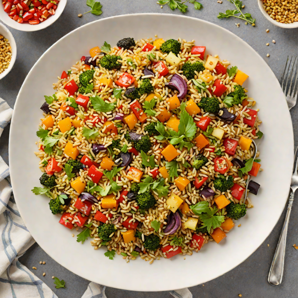 One-Pot Roasted Vegetable Quinoa Pilaf