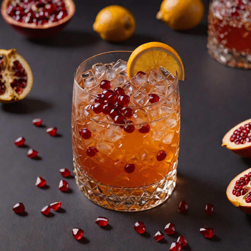 Velvet Pomegranate Whiskey Sour