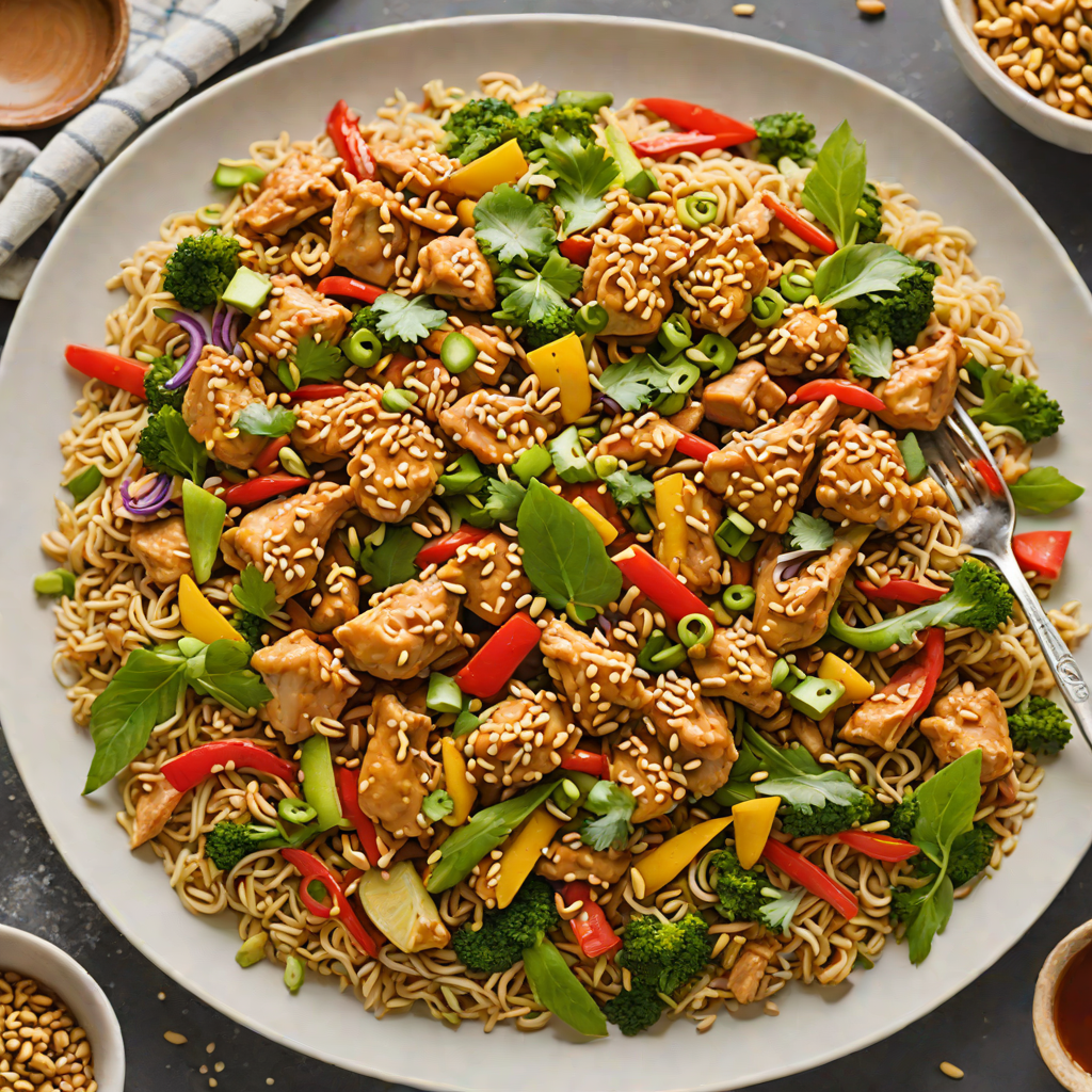 One-Pot Spicy Peanut Chicken Stir-Fry