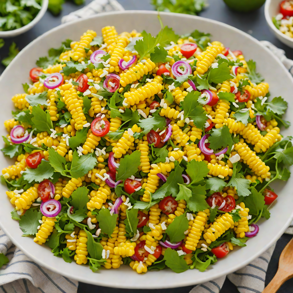 Spicy Mexican Street-Style Corn Salad