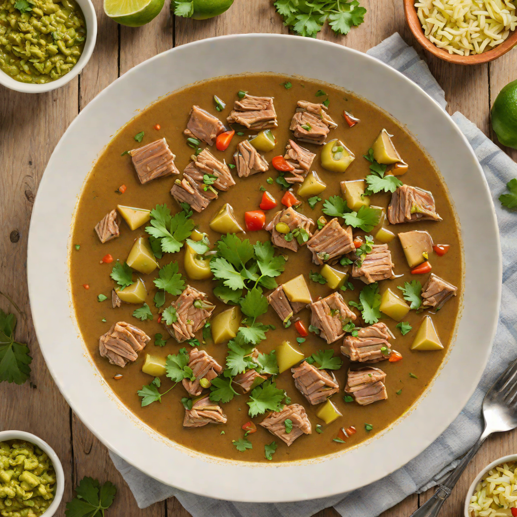 Smoky Chile Verde Pork Stew with Tomatillos