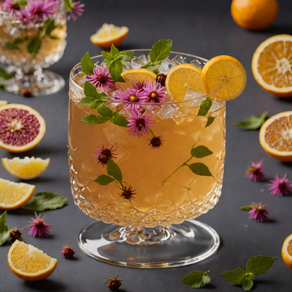 Citrus-Honey Herbal Tea with Echinacea and Ginger