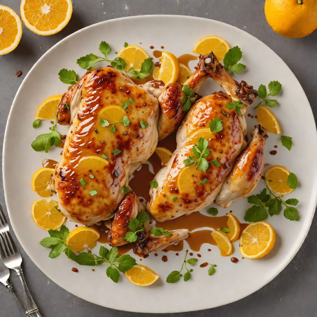 Pan-Seared Chicken with Scilex-Spiced Citrus Glaze