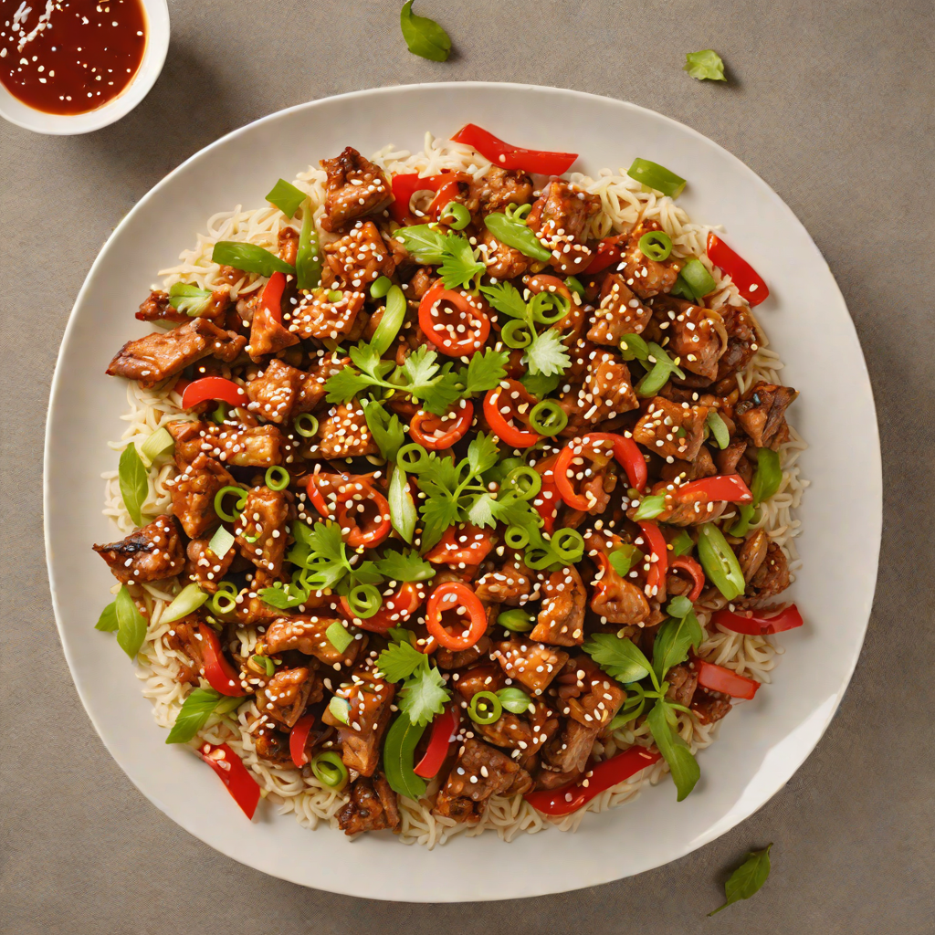 Spicy Korean-Inspired Stir-Fried Pork with S&P Pepper