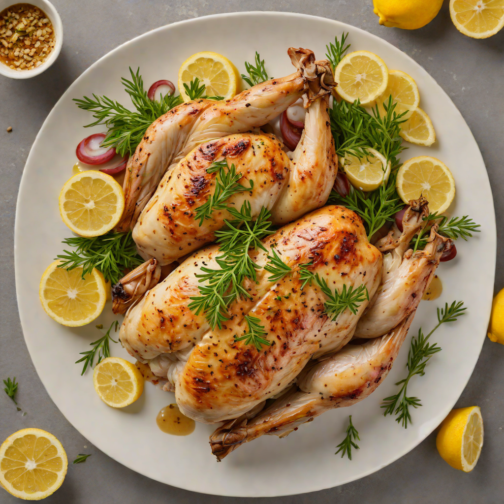 Roasted Lemon-Herb Chicken with Crispy Skin