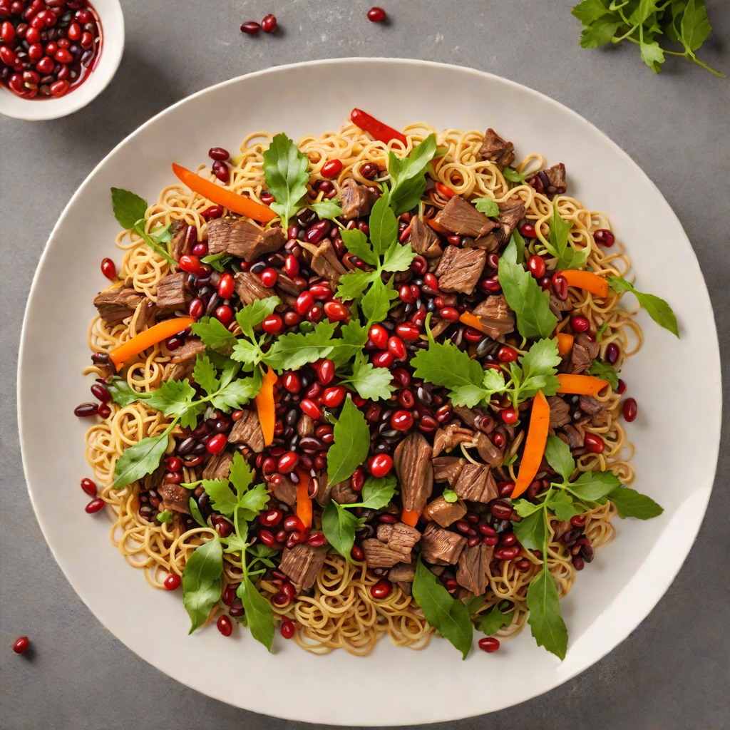 Bush-Spiced Kangaroo Stir Fry with Native Pepperberries