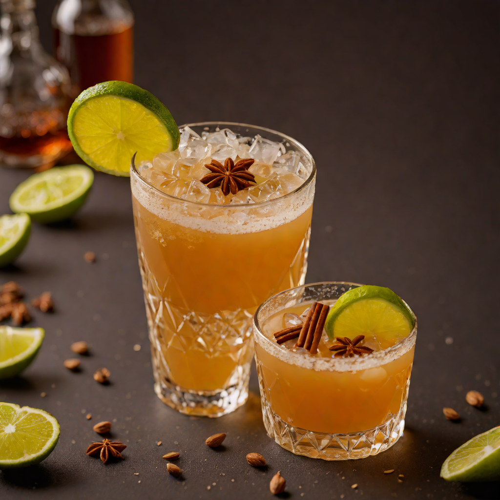 Spiced Honeyed Bourbon Sour