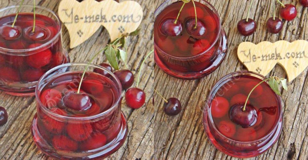 Sour Cherry Compote with Yogurt