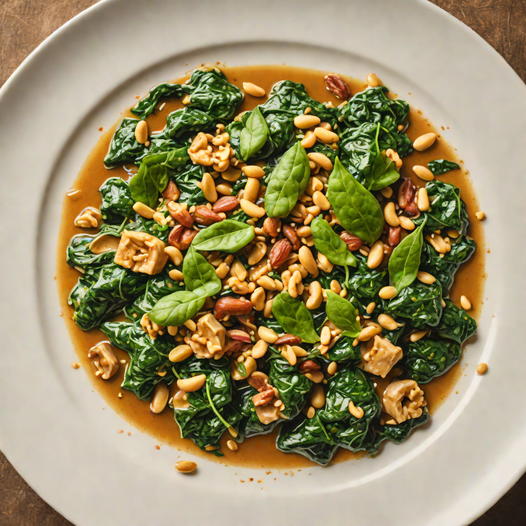 Slow-Simmered Ndolé with Spinach and Peanuts