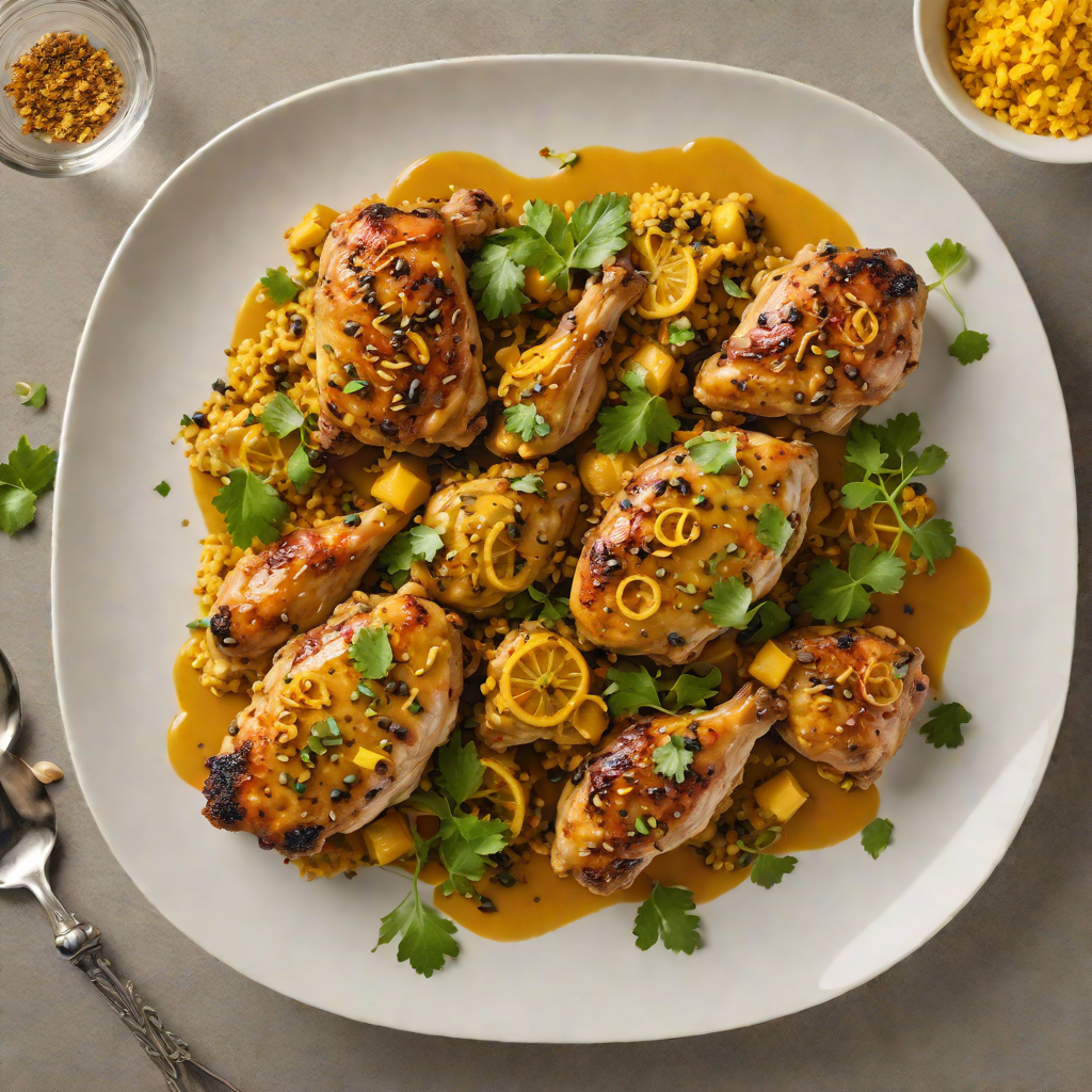 Sautéed Garlic Ginger Chicken with Turmeric and Black Pepper