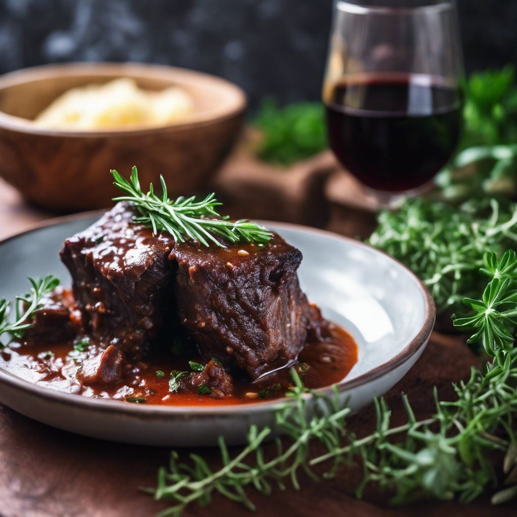 Red Wine-Braised Short Ribs