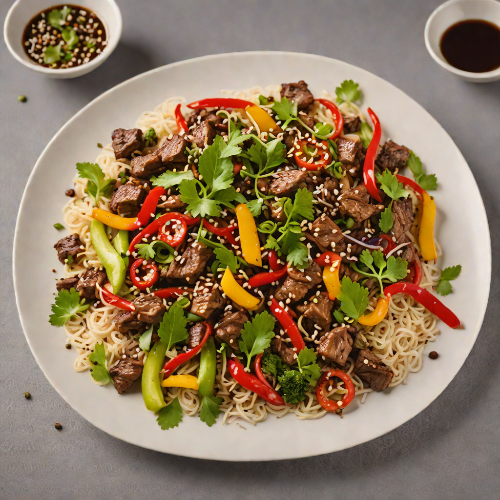 Spicy Kangaroo Stir-Fry with Wattleseed and Ginger