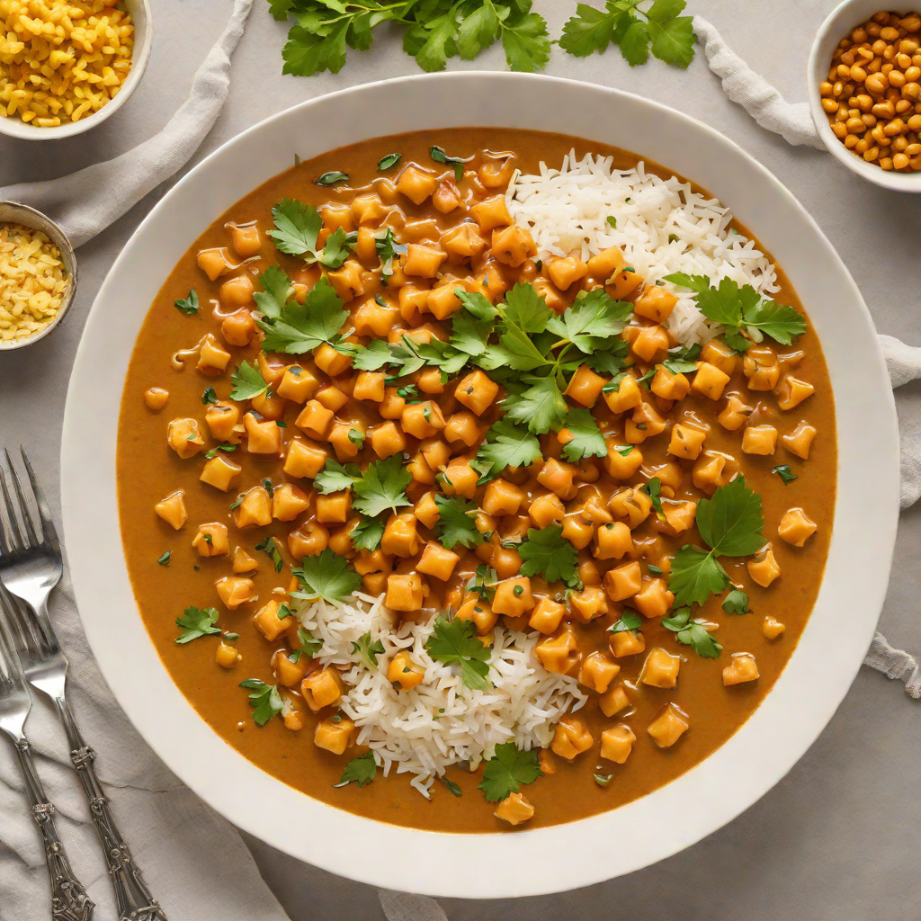 Slow-Simmered Indian Chickpea Curry with Coconut Milk