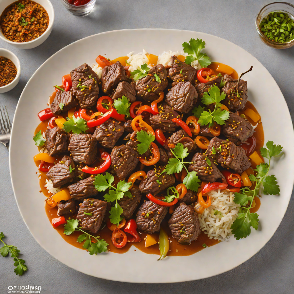 Slow-Cooked Spiced Beef Tibs with Mitmita Pepper