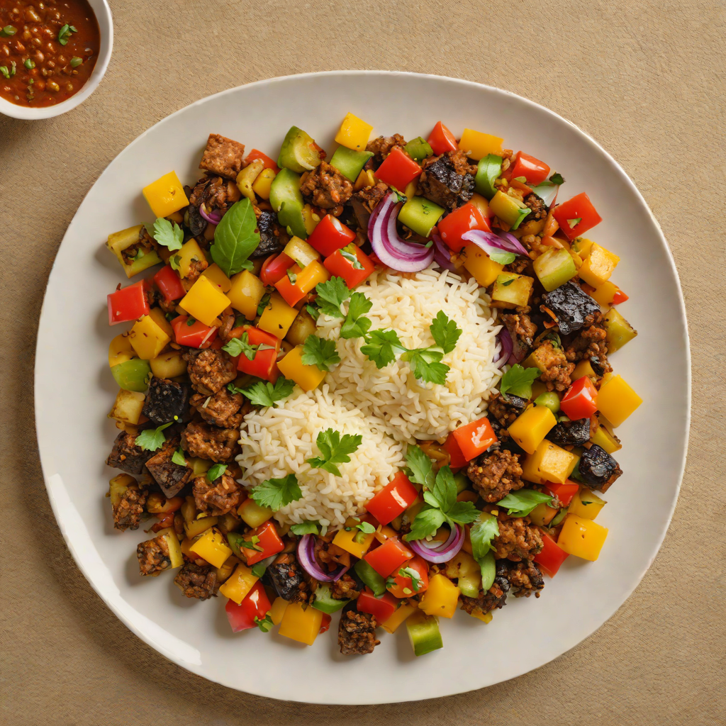 Ethiopian-Inspired Vegetarian Tibs with Sautéed Vegetables