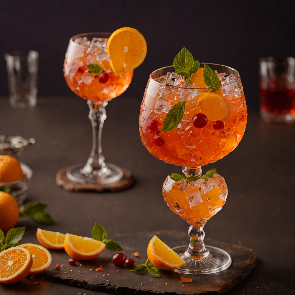 Rustic Bitter Orange Spritz with Campari and Soda