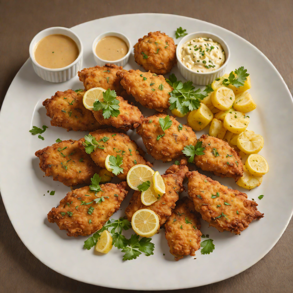 Pan-Seared Catfish with Southern-Style Hush Puppy Fritters