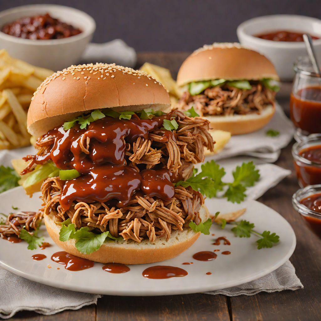 Slow-Cooked Pulled Pork Sandwiches with Smoky Chipotle BBQ Sauce