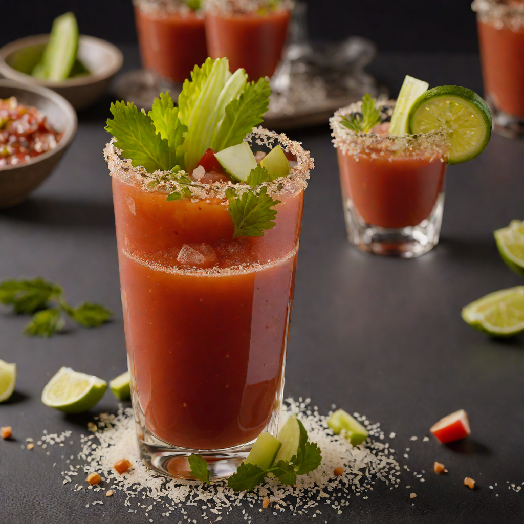 Savory Spiced Bloody Mary with Horseradish and Celery Salt