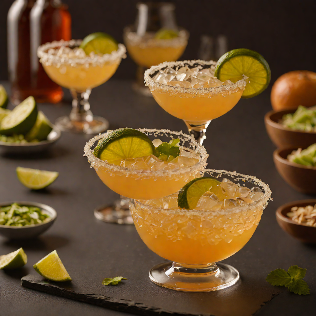 Smoky Tequila Sunset Margarita