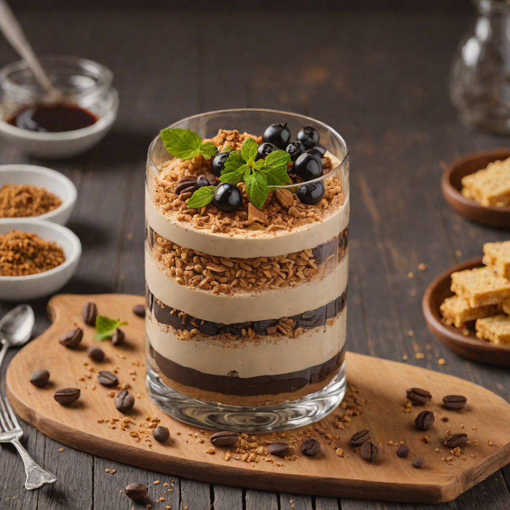 Black Rum and Coffee Tiramisu Parfait