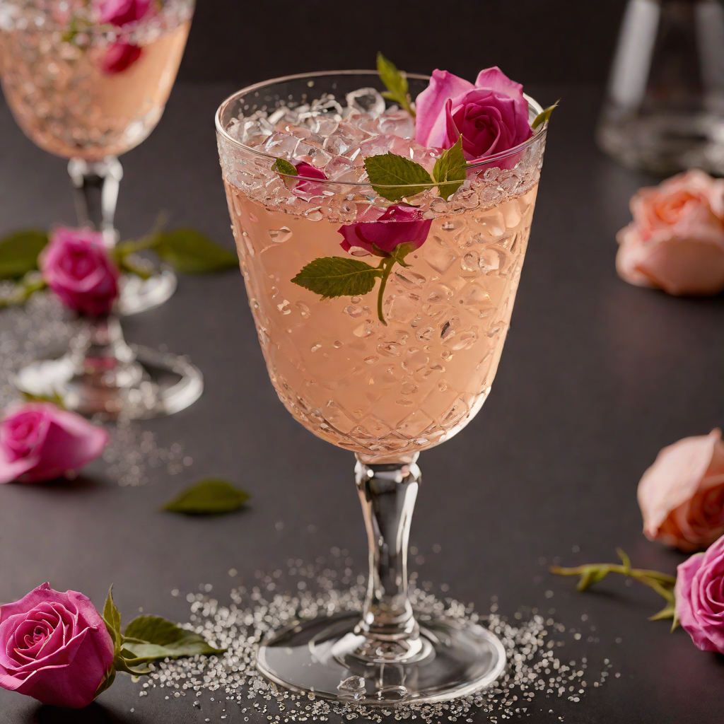 Shimmering Rose Vodka Fizz