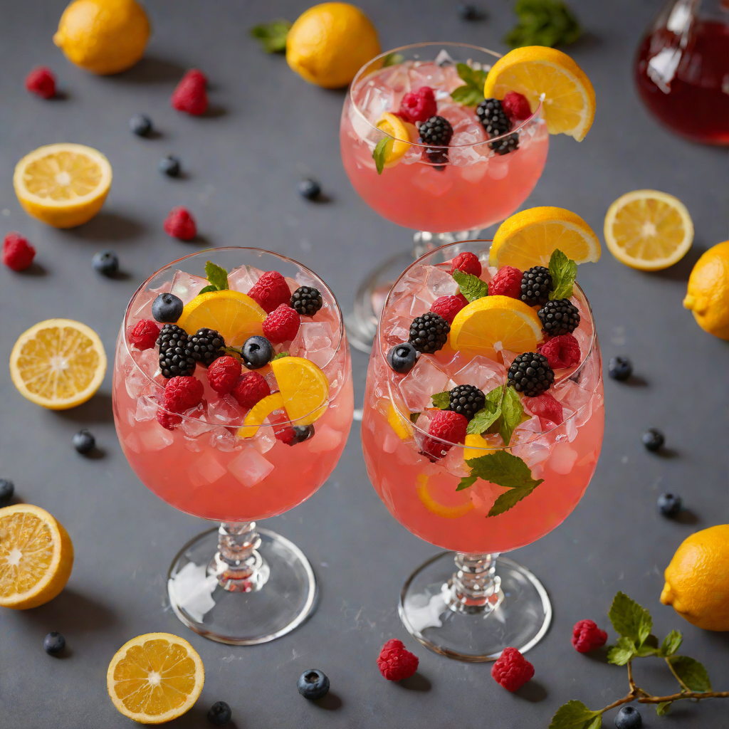 Southern-Style Non-Alcoholic Party Punch with Citrus and Berry