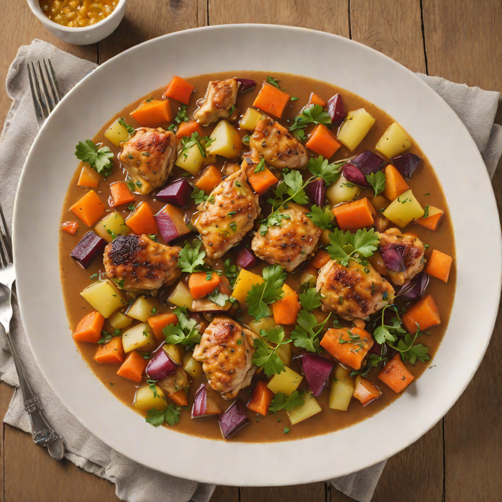 Northbound Spiced Chicken and Root Vegetable Stew