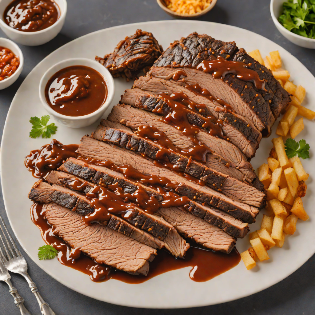 Slow Cooker Texas-Style Smoked Brisket with Tangy Barbecue Sauce