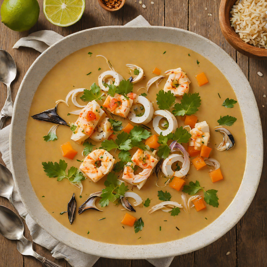 Sopa de Pescado con Coco