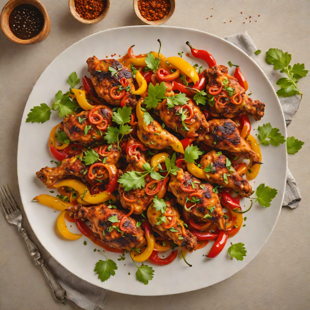 Berbere-Spiced Chicken Tibs with Sautéed Peppers