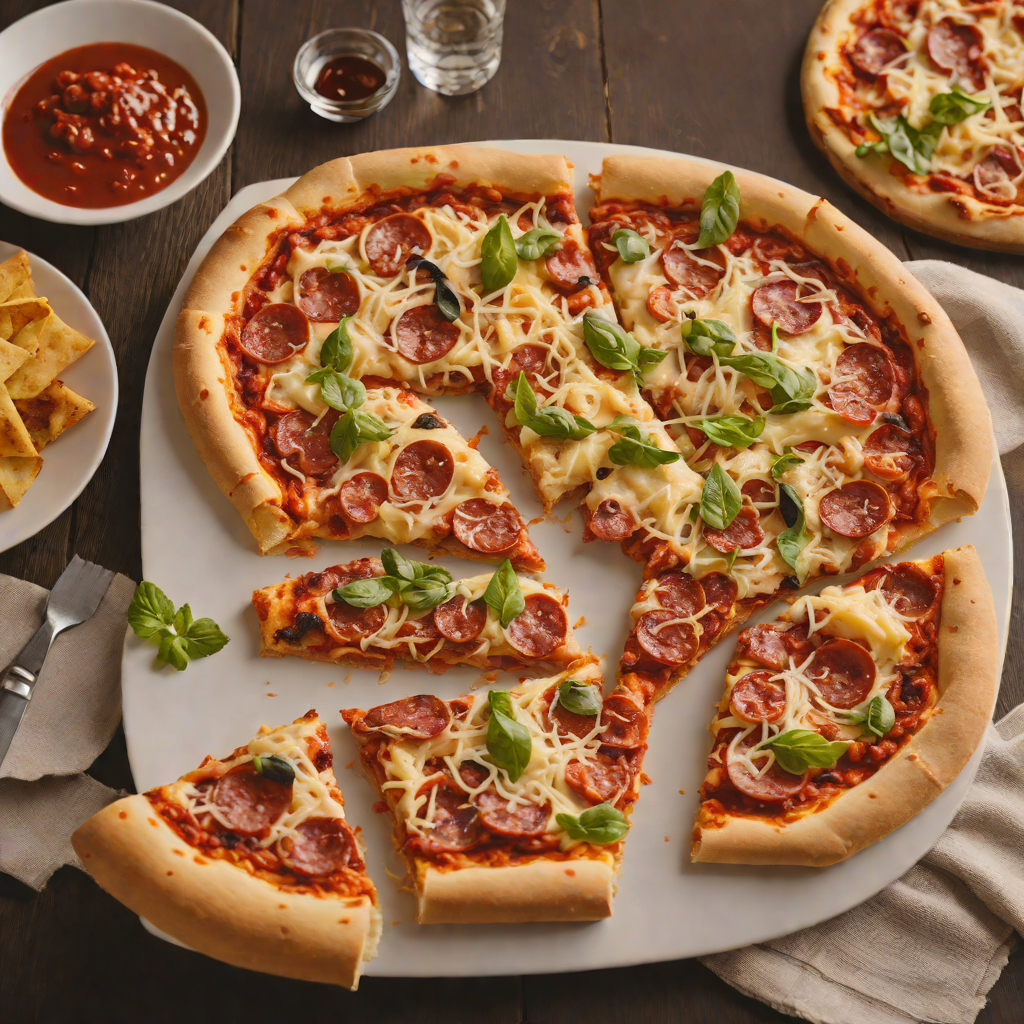 Wood-Fired Thin Crust Pizza with Sicilian Pepperoni Rolls