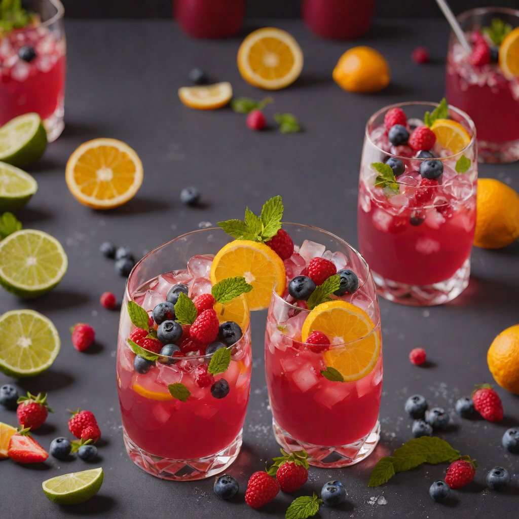 Non-Alcoholic Citrus Berry Summer Punch