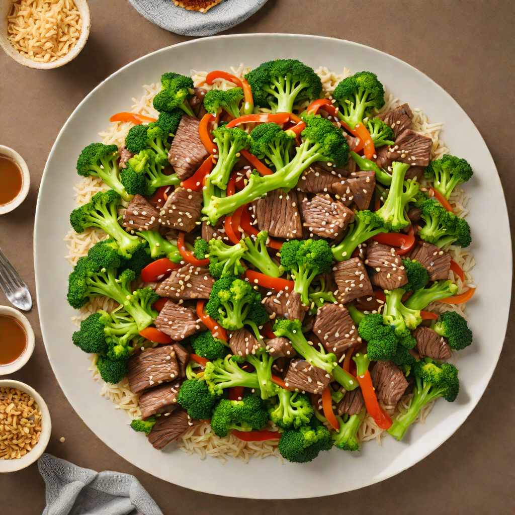 Beef and Broccoli Stir-Fry with Ginger Sesame Sauce