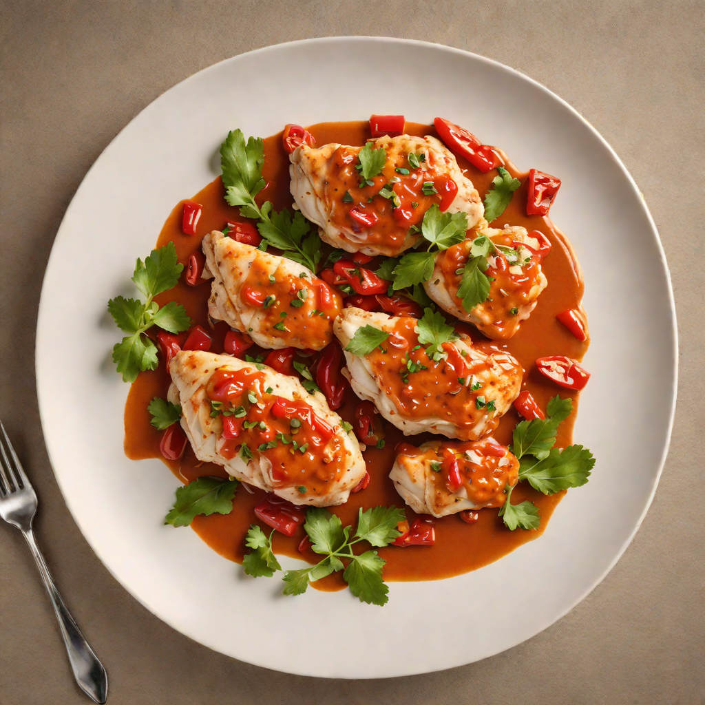 Pan-Seared Chicken with Roasted Red Pepper and Smoked Paprika Sauce
