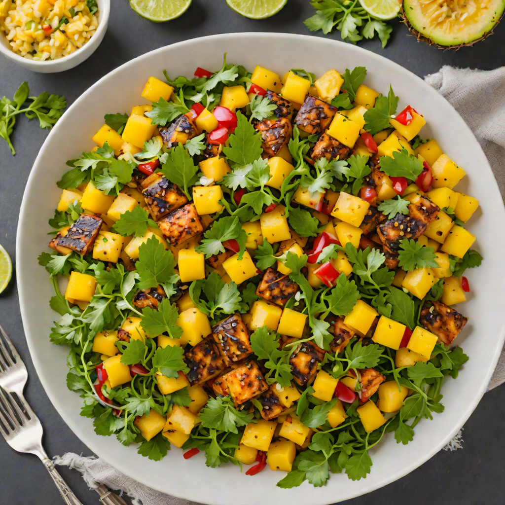 Charred Tiki-Inspired Pineapple and Mango Salsa
