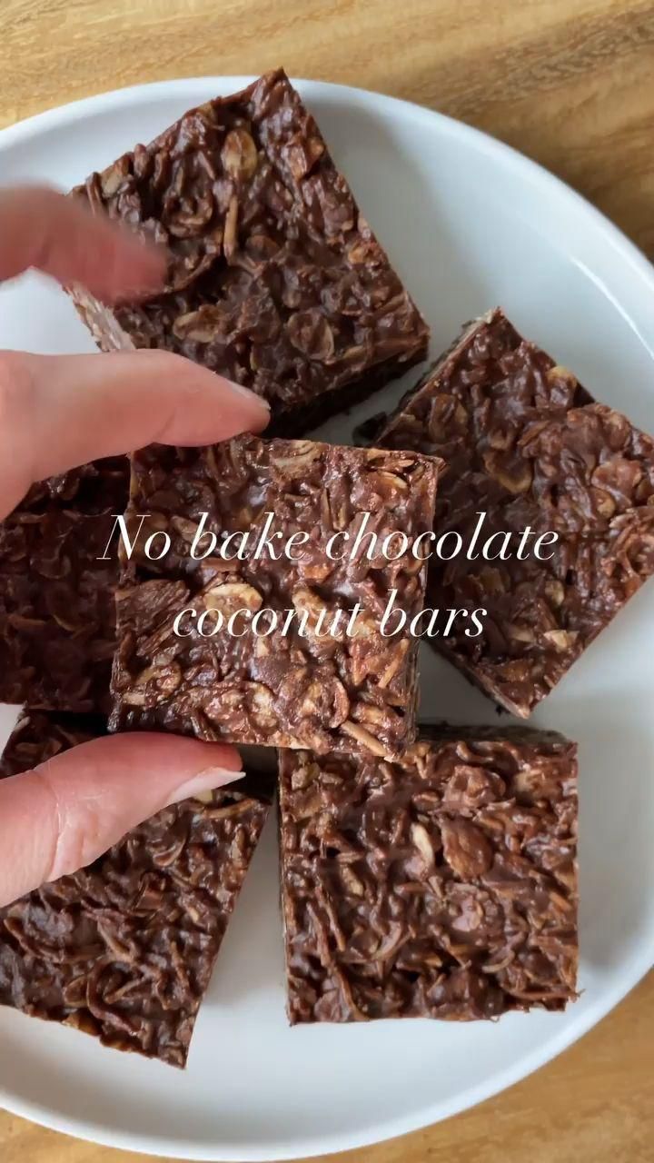 No-Bake Chocolate Coconut Bars