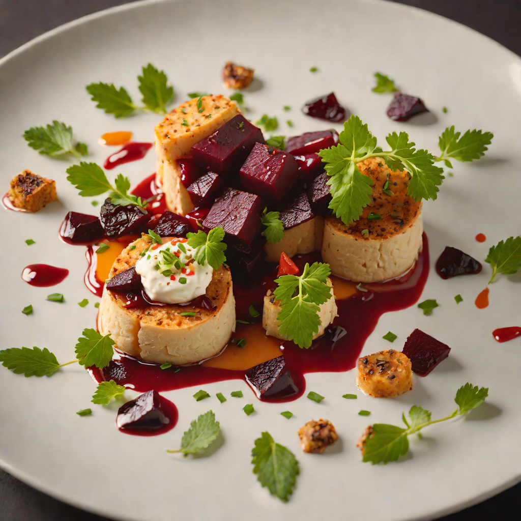 Veggie-Loaded Damper with Roasted Beetroot and Native Pepper