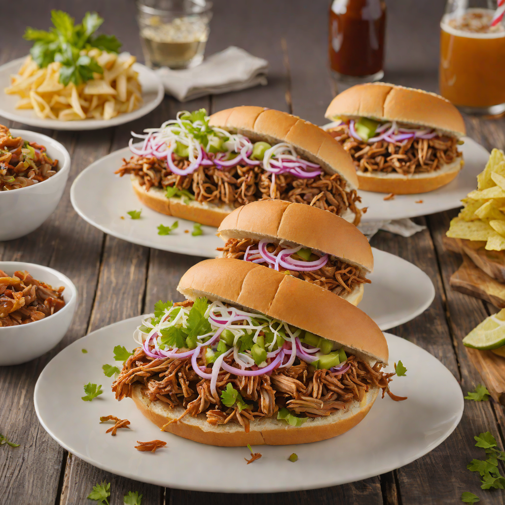 Spiced Tiki-Inspired Pulled Pork Sandwiches