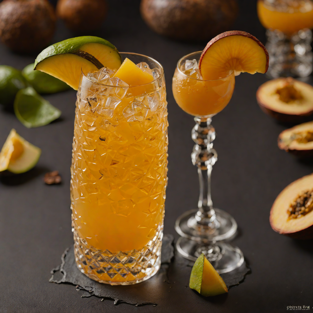 Charred Tiki-Inspired Mango Rum Cocktail