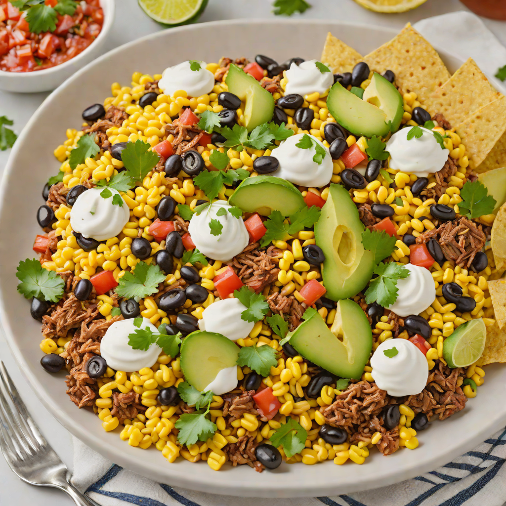 One-Pan Beef Taco Skillet with Corn and Black Beans