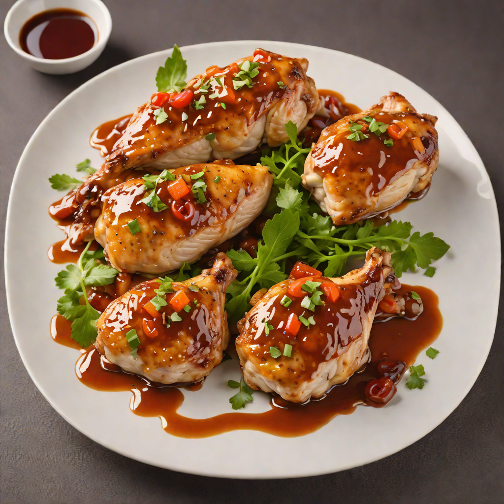 Pan-Seared Chicken with Sweet and Spicy Glaze