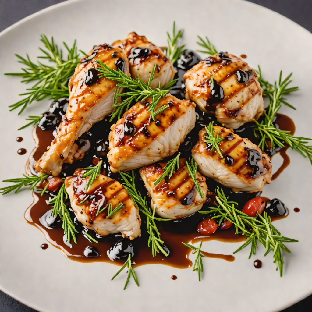 Sautéed Chicken with Rosemary and Balsamic Reduction